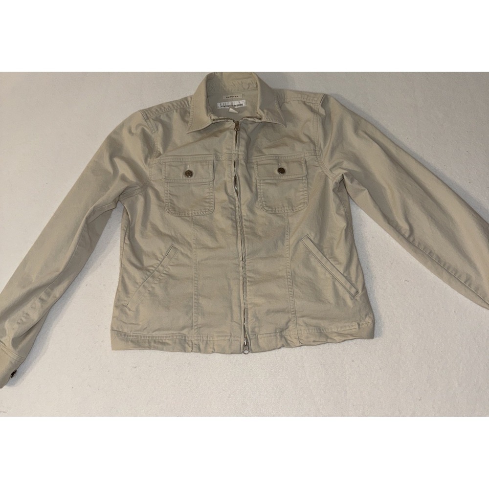 Jones New York Sport cream, utility jacket size medium